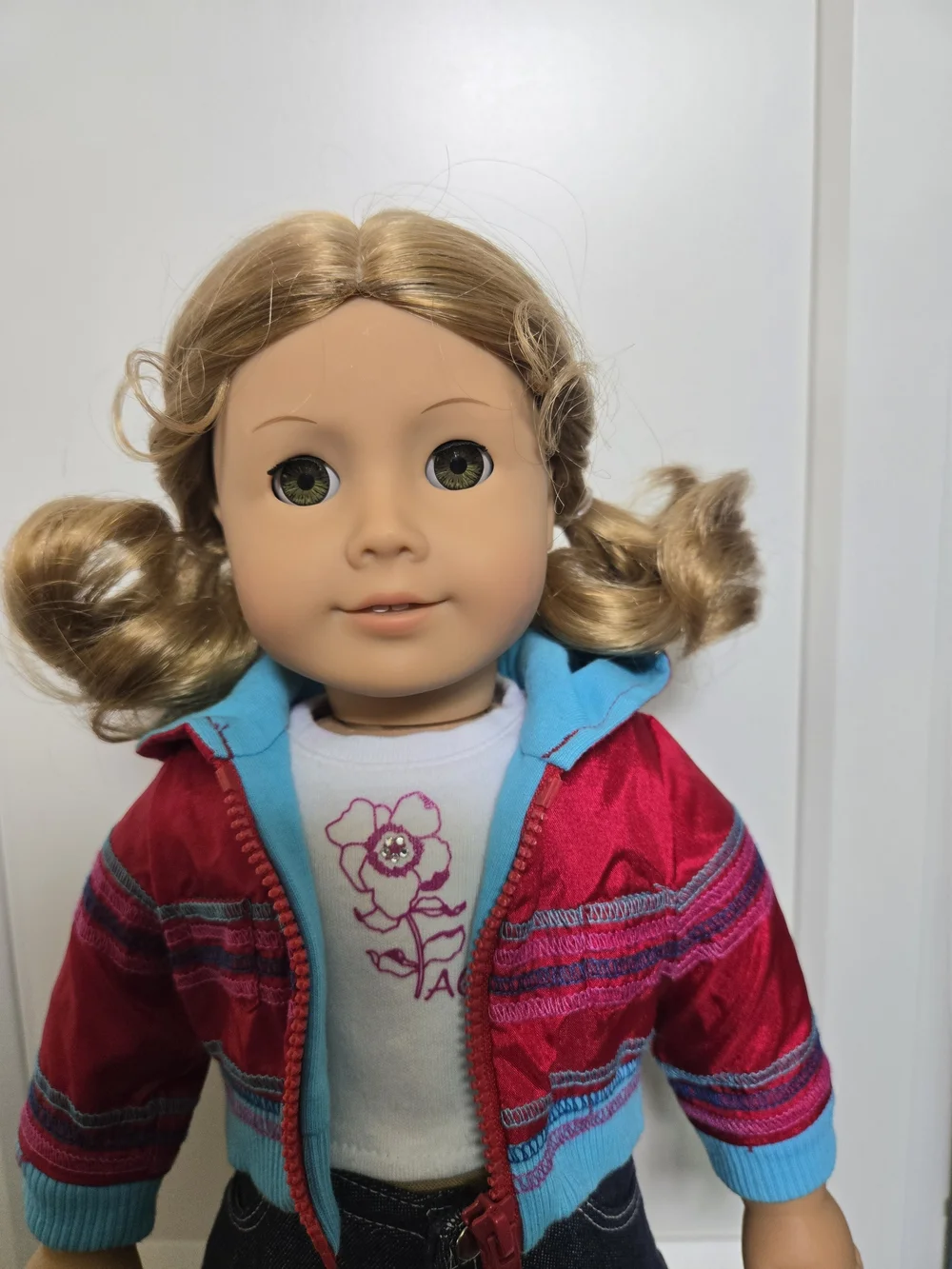 American Girl doll Just Like You/jly #21 girl of today with pin curls in box